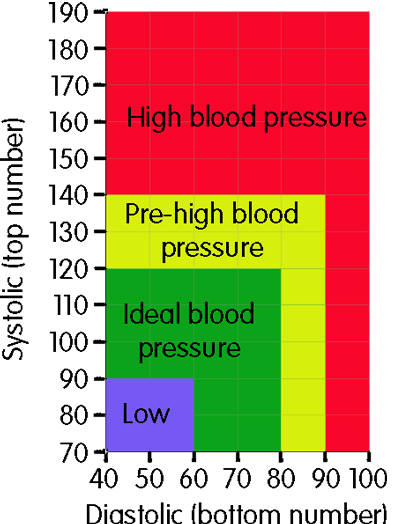 Clinical Education Blood Pressure Chart